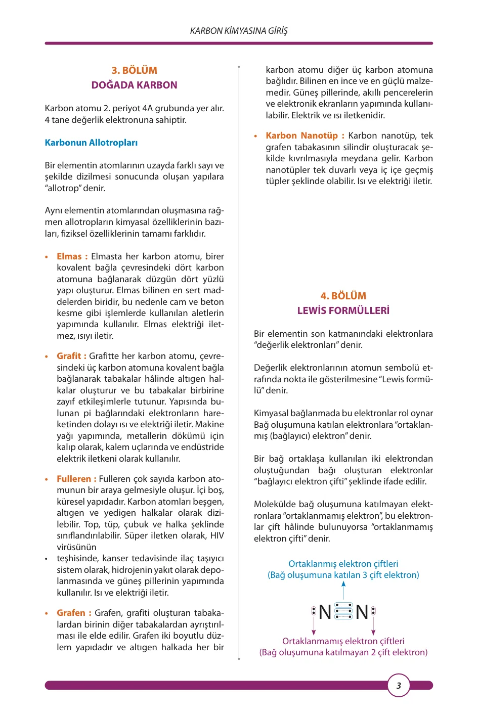 Organik Kimya hızlı tekrar notları, 3. sayfa